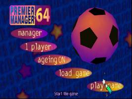 Premier Manager 64 Title Screen